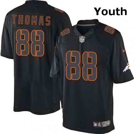 Youth Nike Denver Broncos 88 Demaryius Thomas Limited Black Impact NFL Jersey